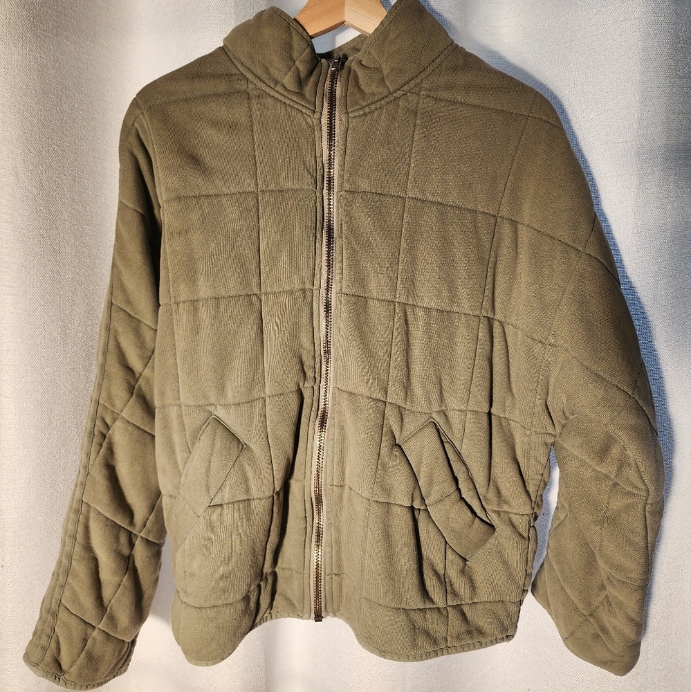 Free People Dolman Quilted Knit Jacket XS